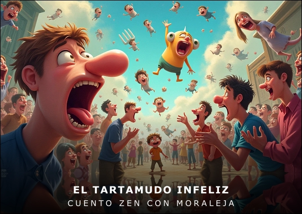 Imagen del cuento: El tartamudo infeliz Imagen del cuento: El tartamudo infeliz