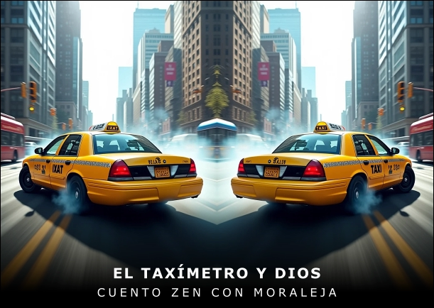 Imagen del cuento: El taxímetro y Dios Imagen del cuento: El taxímetro y Dios