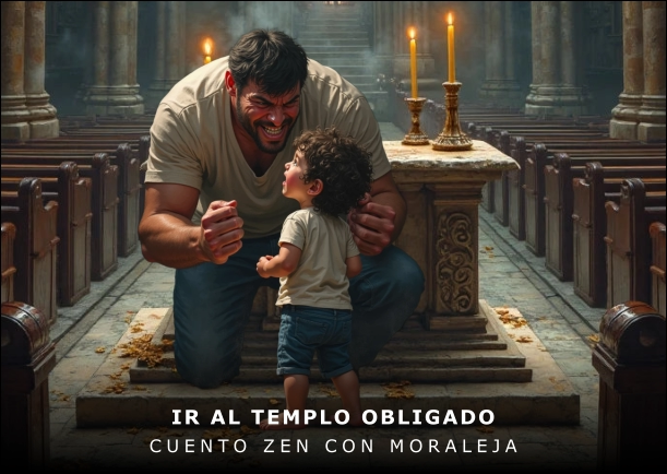 Imagen del cuento: Ir al templo obligado