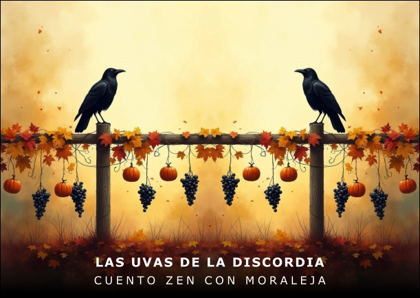 Imagen del cuento: Las uvas de la discordia