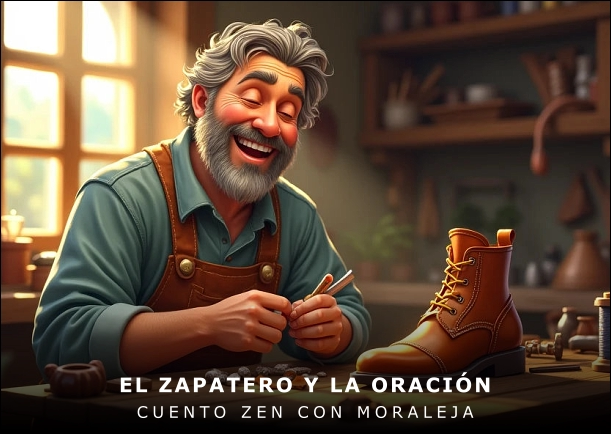 Imagen del cuento: El zapatero y la oración