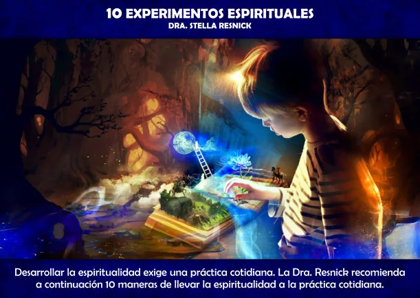 Imagen del escrito; 10 Experimentos espirituales, de Stella Resnick