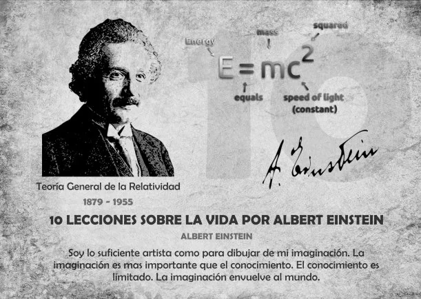 Imagen del escrito de Albert Einstein