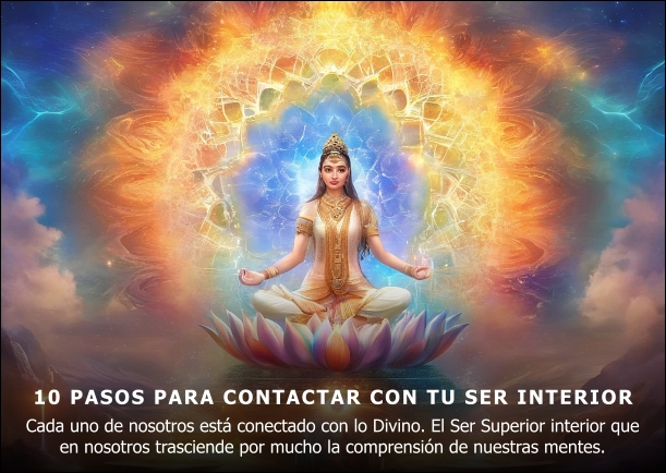 Imagen del escrito; 10 Pasos para contactar con tu ser interior, de Asoka Selvarajah