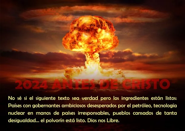 2024 Antes de Cristo - POR: CRISTIANOS ORIGINARIOS