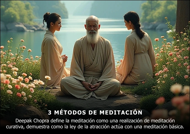 Imagen; 3 métodos de meditación; Deepak Chopra