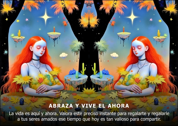 Abraza y vive el ahora - POR: MARTHA LLANO