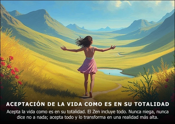 Aceptación de la vida como es en su totalidad - POR: OSHO