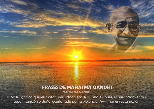 Imagen; El ahimsa de Mahatma Gandhi; Mahatma Gandhi