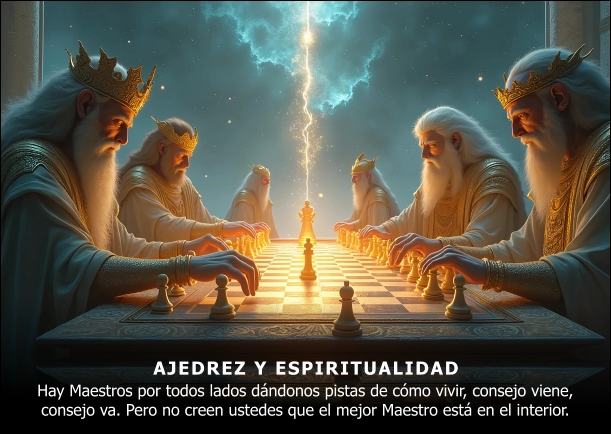 Imagen del escrito; Ajedrez y espiritualidad, de Ajedrez