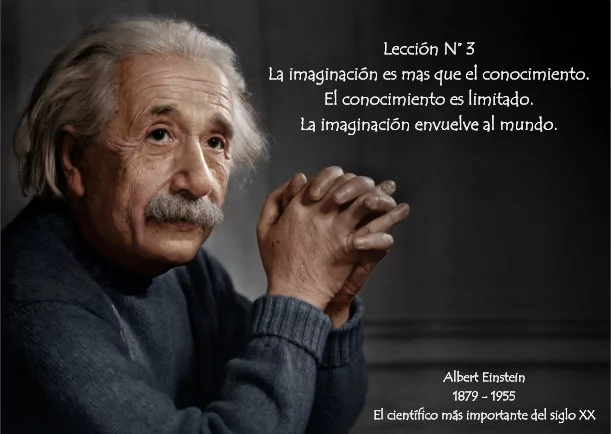 Imagen del escrito; Albert Einstein lección # 03, de Albert Einstein