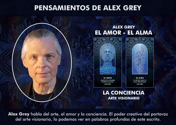 Imagen del escrito; Alex Grey habla del arte, el amor y la conciencia, de Alex Grey