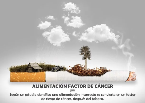 Imagen del escrito; Alimentación factor de cáncer, de Sobre El Cancer