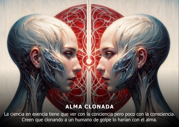 Imagen del escrito; Alma clonada, de Jebuna