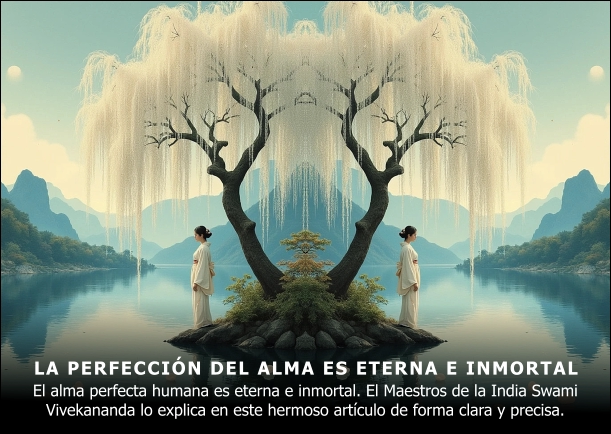 Imagen; El alma perfecta humana es eterna e inmortal; Swami Vivekananda