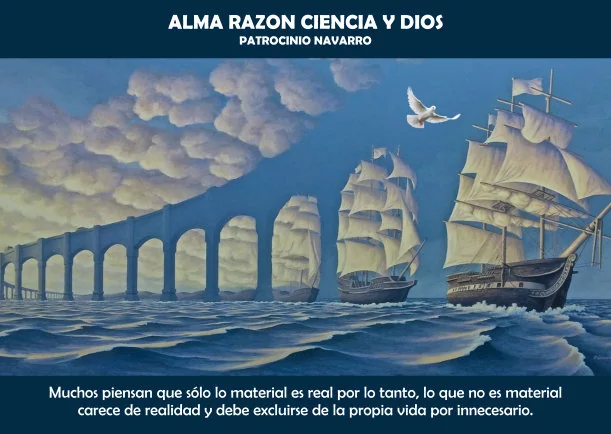 Imagen del escrito; Alma razón ciencia y Dios, de Patrocinio Navarro