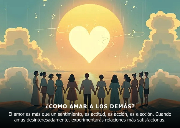 Imagen del escrito; ¿Cómo amar a los demás?, de Jbn Lie