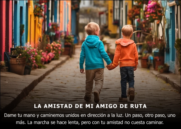La amistad de mi amigo de ruta - POR: JULIO ANDRES PAGANO