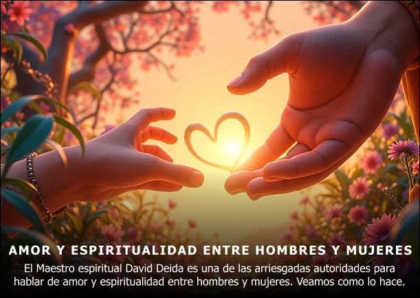 Imagen del escrito; Amor y espiritualidad entre hombres y mujeres, de David Deida