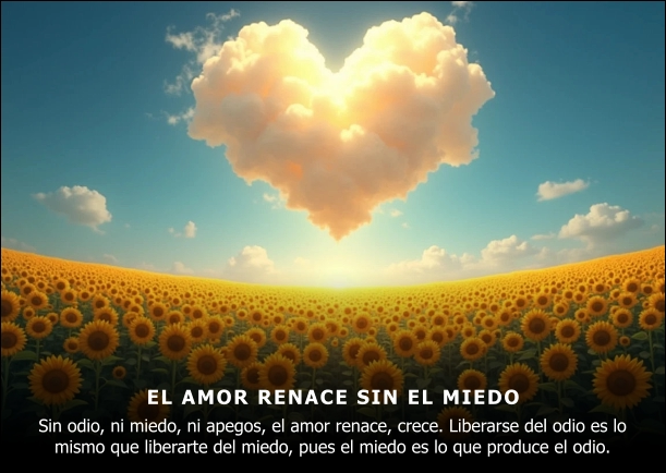 Imagen del escrito; El amor renace sin el miedo, de Anthony De Mello