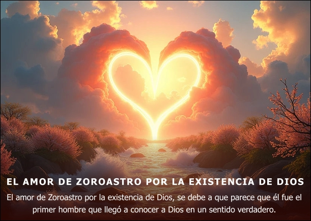 Imagen; El amor de Zoroastro por la existencia de Dios; Zoroastro