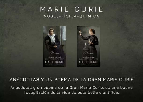 Imagen del escrito; Anécdotas y un poema de la Gran Marie Curie, de Marie Curie