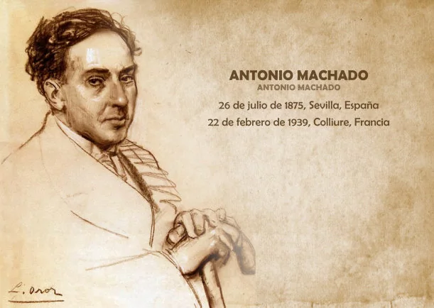 Imagen del escrito; Antonio Machado, de Antonio Machado