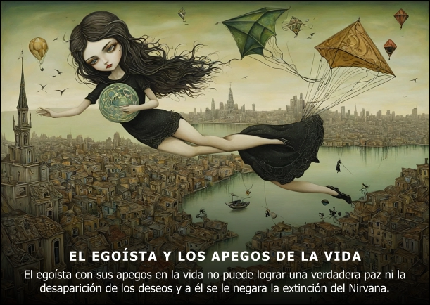 Imagen; Los apegos de la vida; Buda