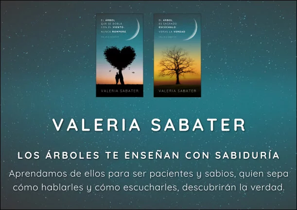 Imagen del escrito; Los árboles te educan con sabiduría, de Valeria Sabater