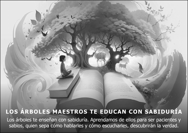 Imagen; Los árboles te educan con sabiduría; Valeria Sabater