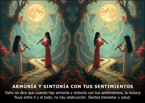 Armonía y sintonía con tus sentimientos - POR: OSHO