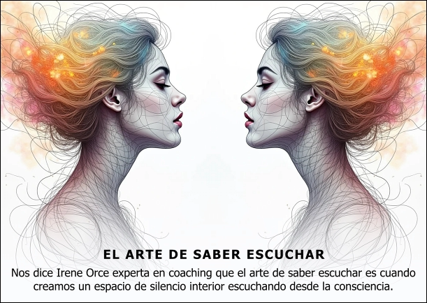 Imagen; El arte de saber escuchar; Irene Orce