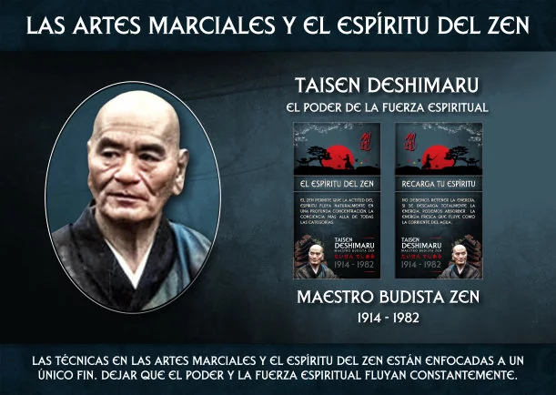 Imagen del escrito; Las artes marciales y el espíritu del Zen, de Taisen Deshimaru