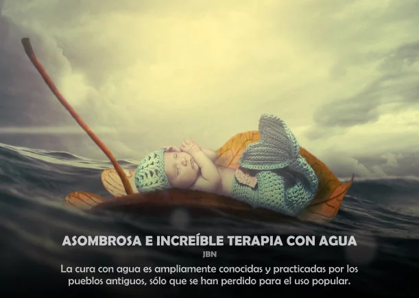 Imagen del escrito; Asombrosa e increíble terapia con agua, de Jbn Lie