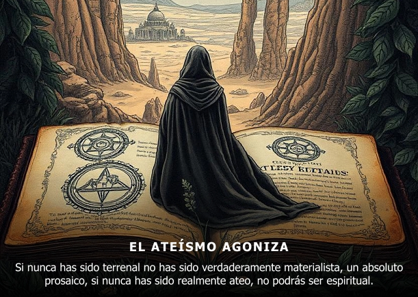 Imagen del escrito; El ateísmo agoniza, de Osho