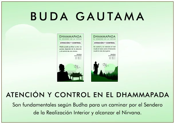 Imagen del escrito; La atención y el control en el Dhammapada, de Buda