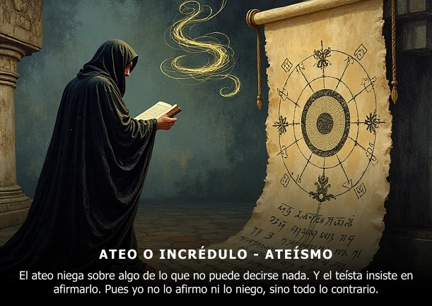 Imagen del escrito; Ateo o Incrédulo, de Anthony De Mello