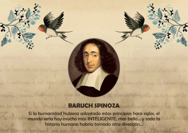 Imagen del escrito de Baruch Spinoza