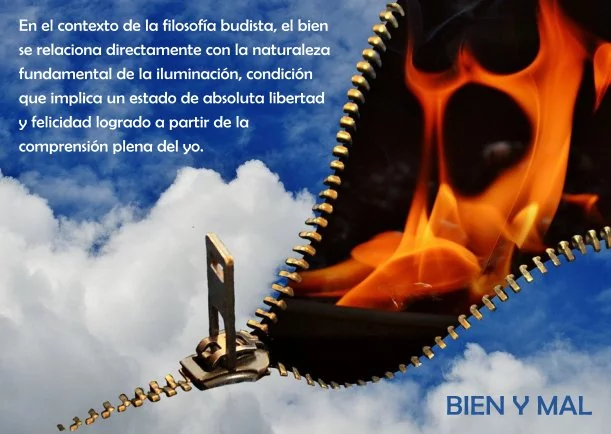 Imagen del escrito; Bien y mal, de Jbn Lie
