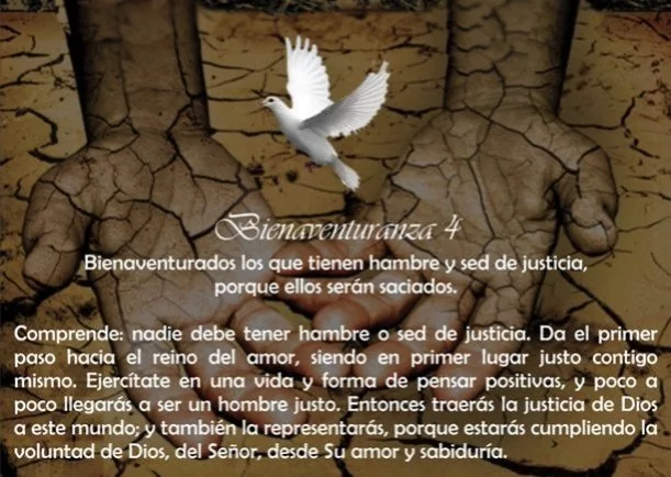 Imagen del escrito; Bienaventuranza # 4, de Jbn Lie