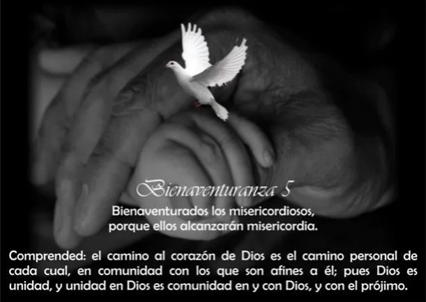 Imagen del escrito; Bienaventuranza # 5, de Jbn Lie