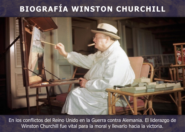 Imagen del escrito; Biografía de controversias de Winston Churchill, de Winston Churchill