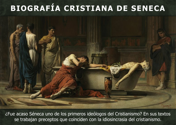 Imagen del escrito; Biografía cristiana de Seneca, de Seneca