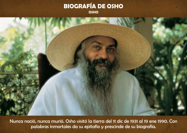 Imagen del escrito de Osho