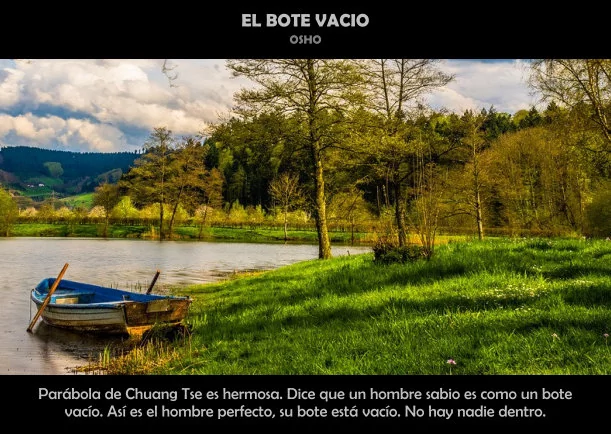 Imagen; El bote vacío; Osho