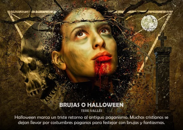 Imagen del escrito; Brujas o Halloween, de Akashicos