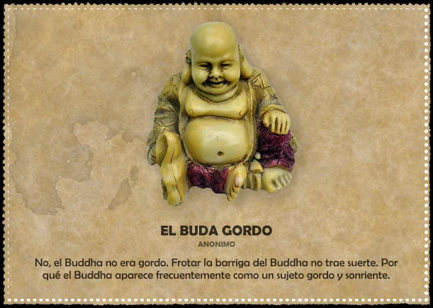 Imagen del escrito; El Buda gordo, de Buda