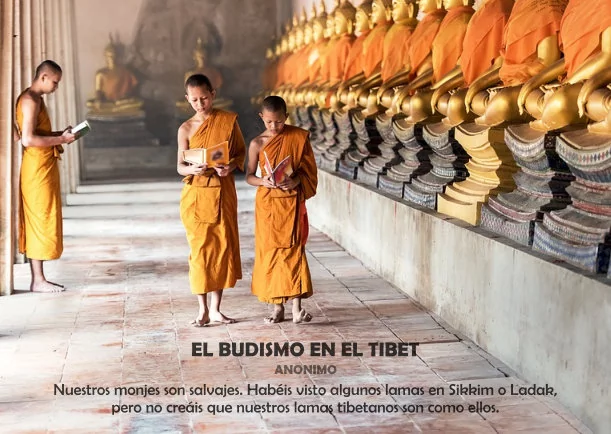 Imagen del escrito; El Budismo en el Tíbet, de Nikolai Roerich