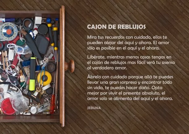 Imagen del escrito; Cajón de reblujos, de Jebuna