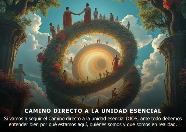 Imagen de la frase: Despierta esto no es poesía y esto no es un sentimiento, esta es una experiencia directa de la luz divina que vive en y como todos los demás seres. Y hasta que esta realización sea firme en ti, no sabes quien o donde estas.